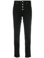 Iro Studded Tapered Jeans - Black