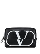 Valentino V Logo Wash Bag - Black