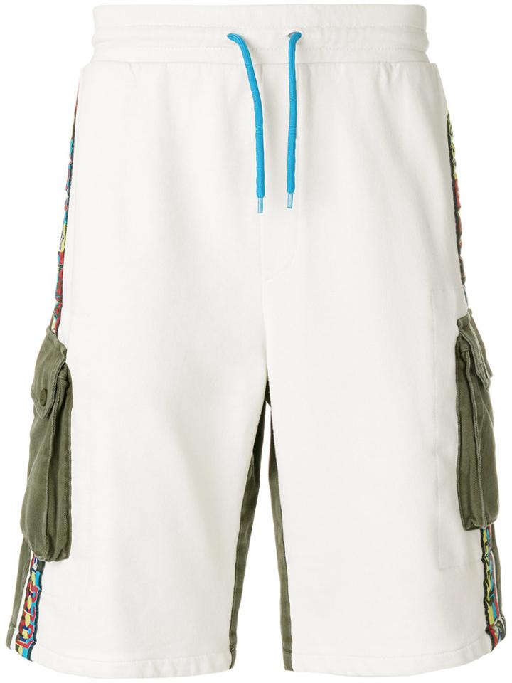 Diadora Cargo Track Shorts - White