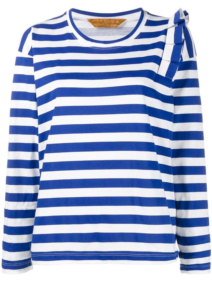 Golden Goose Deluxe Brand Striped Longsleeved T-shirt, Women's, Size: Xs, Blue, Cotton