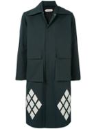 Namacheko Geometric Pattern Coat - Green