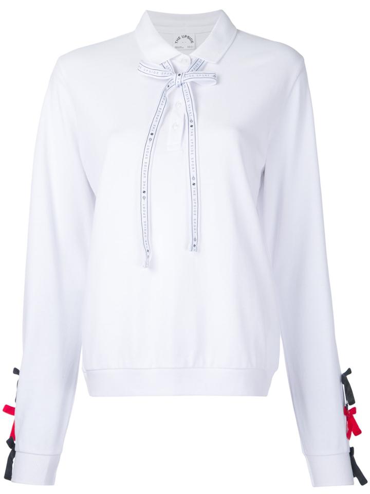 The Upside The Polo Pique Top - White