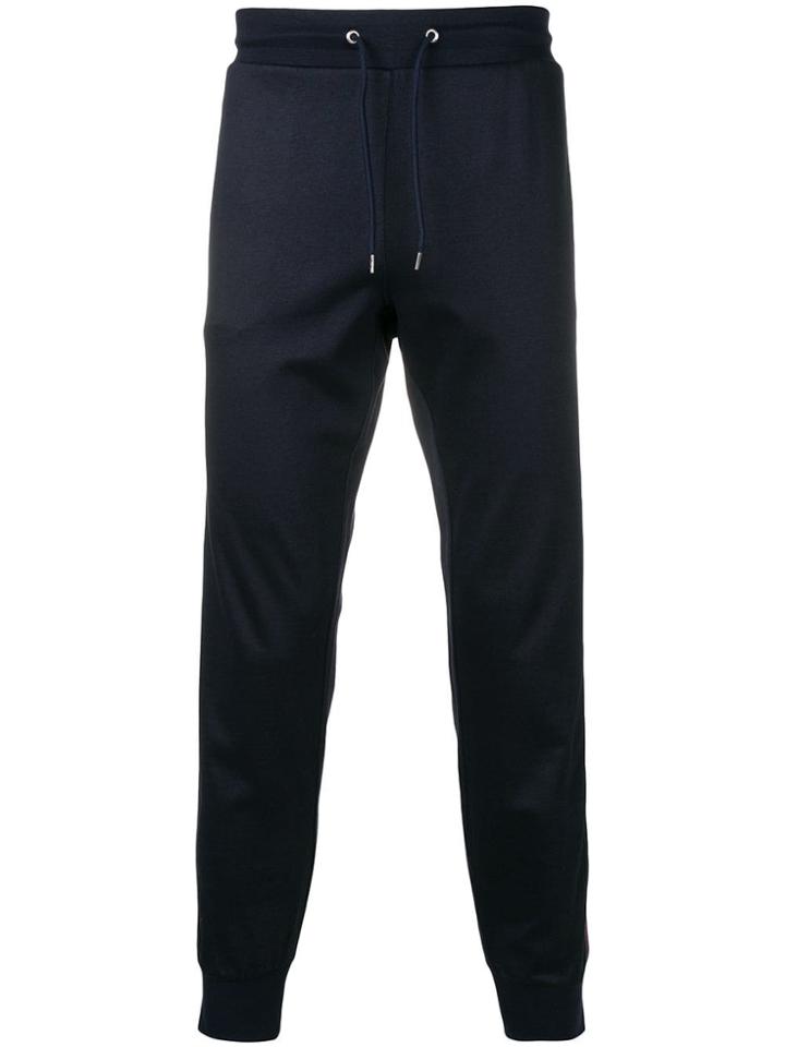 Ps Paul Smith Striped Sided Track Pants - Blue