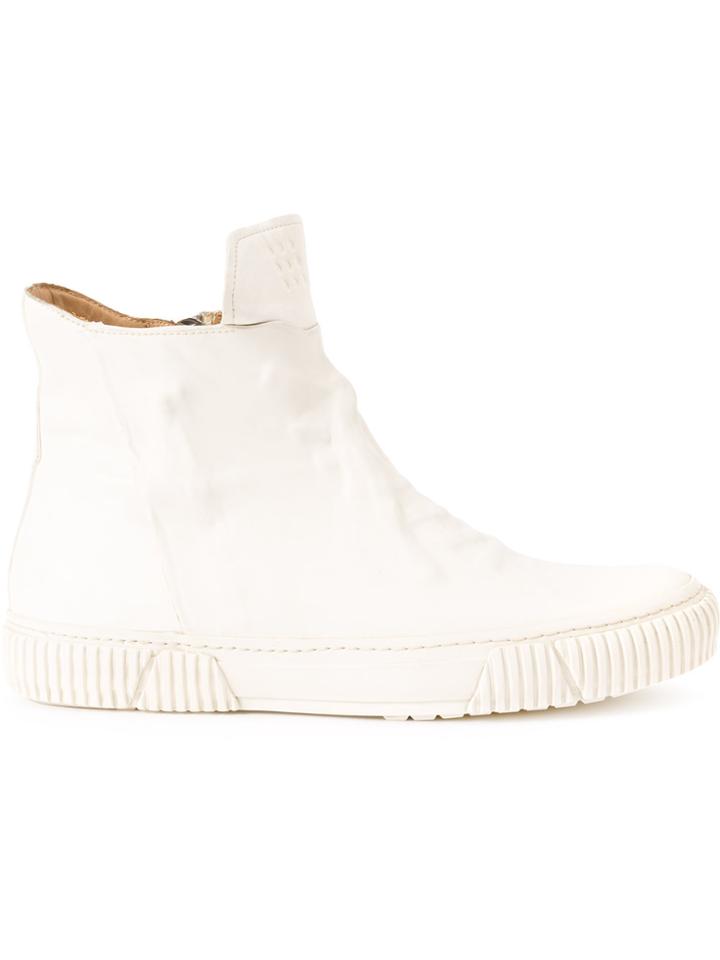 Both Ankle Zip Boots - White