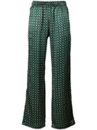 Faith Connexion Printed Loose Fit Trousers - Green