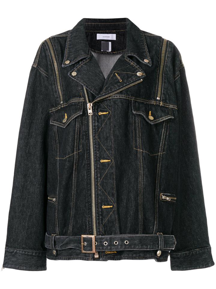 Facetasm Zipped Denim Jacket - Unavailable