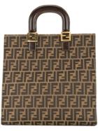 Fendi Vintage Zucca Hand Tote Bag - Brown