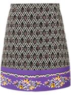 Vivetta Embroidered Fitted Skirt - Multicolour
