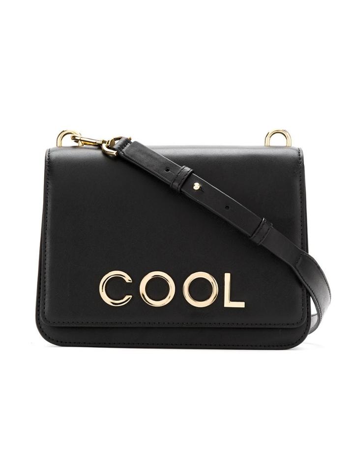 Michael Michael Kors Cool Appliqué Shoulder Bag - Black
