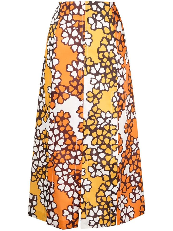 3.1 Phillip Lim Floral Print Skirt - Multicolour
