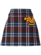Au Jour Le Jour Checked Skirt - Multicolour