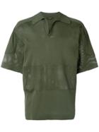 Ermenegildo Zegna Xxx Mesh-panelled Top - Green