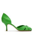 Sarah Chofakian Leather Pumps - Green