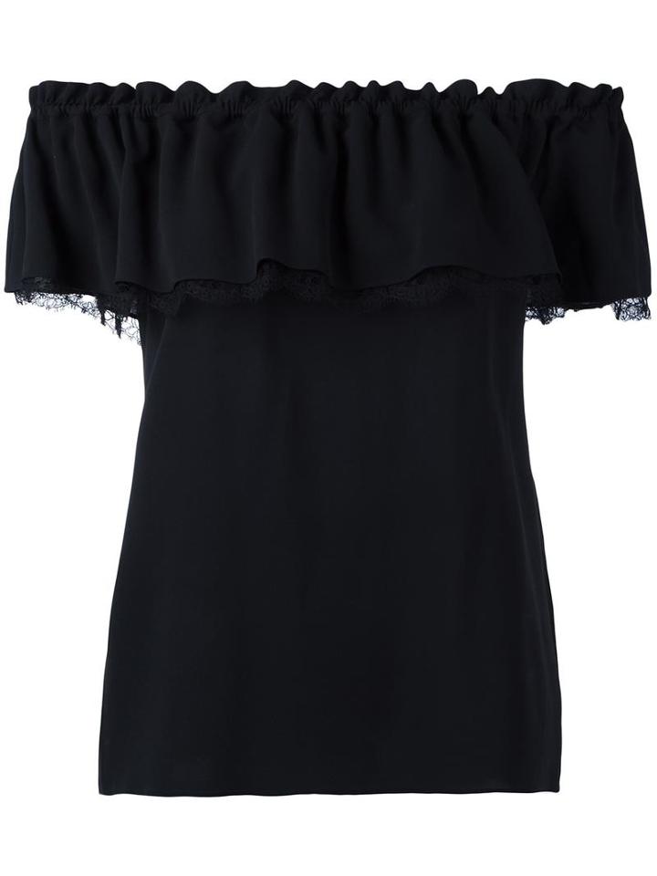 Michael Kors Ruffled Blouse, Women's, Size: Medium, Silk