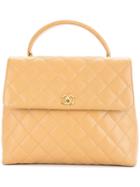 Chanel Pre-owned Quilted Tote Bag - Brown