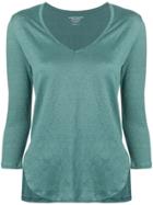 Majestic Filatures 3/4 Sleeve T-shirt - Green