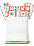 Ines De La Fressange - Crochet Top - Women - Cotton - S, White, Cotton