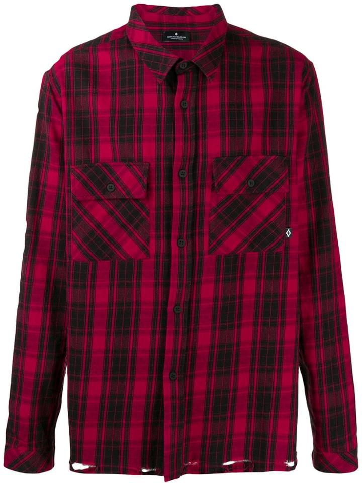Marcelo Burlon County Of Milan Check Print Shirt - Red