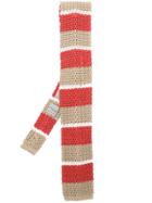 Canali Fine Knit Tie - Red
