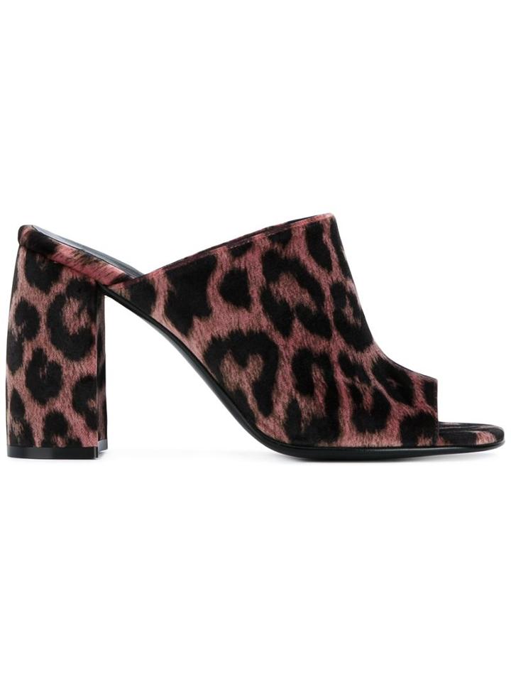 Stella Mccartney Leopard Print Mules