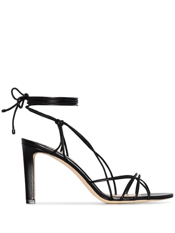 Jimmy Choo Tao 85mm Strappy Sandals - Black