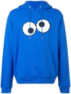 Mostly Heard Rarely Seen 8-bit Cookie Cookie Print Hoodie - Blue