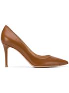 Gianvito Rossi Classic Pointed Pumps - Brown