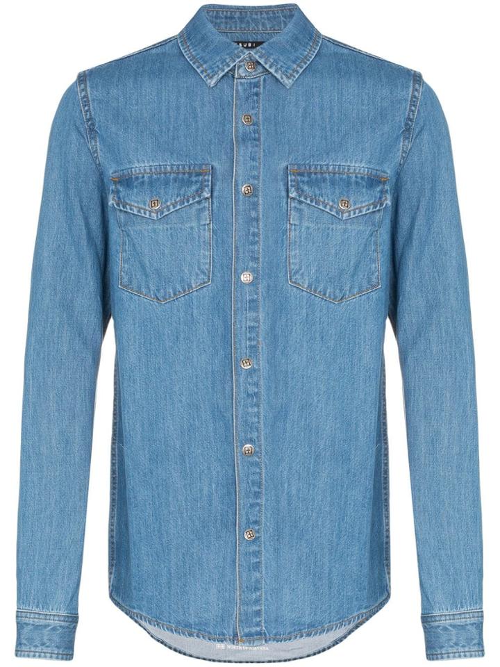 Ksubi De Nimes Press-button Denim Shirt - Blue