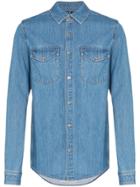 Ksubi De Nimes Press-button Denim Shirt - Blue