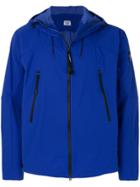 Cp Company Zipped Hooded Jacket - Blue