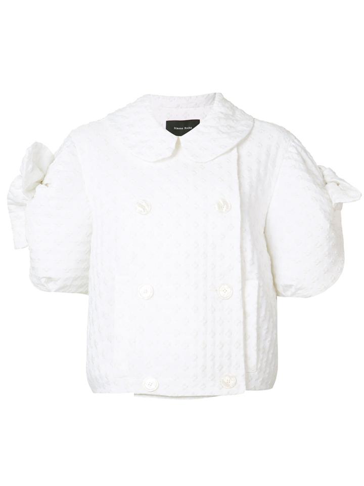 Simone Rocha Oversized Shirt Jacket - White