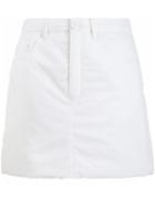 Mm6 Maison Margiela Tonal A-line Skirt - White