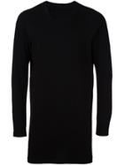 11 By Boris Bidjan Saberi Longsleeved T-shirt, Men's, Size: Large, Black, Cotton