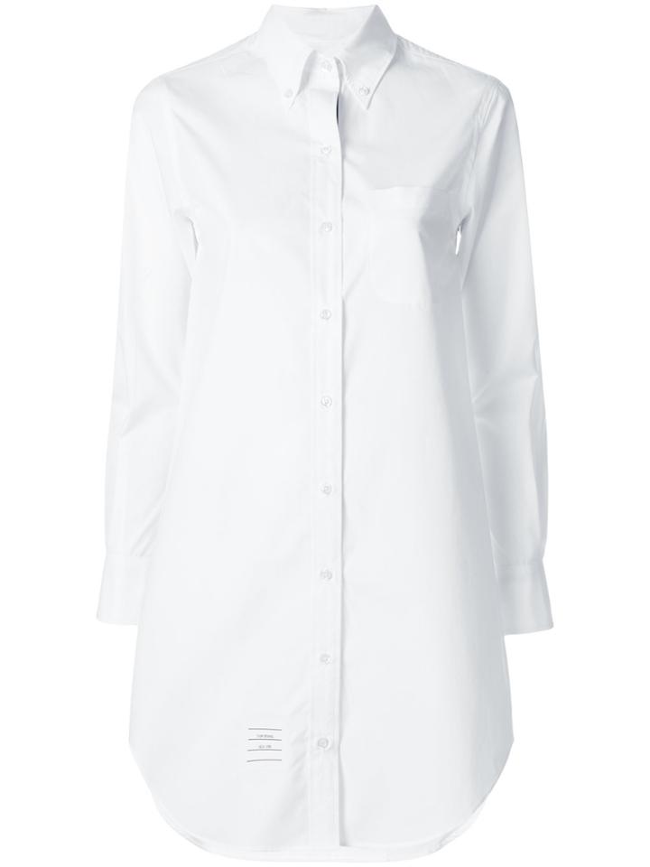 Thom Browne Elongated Button-down Shirt - White