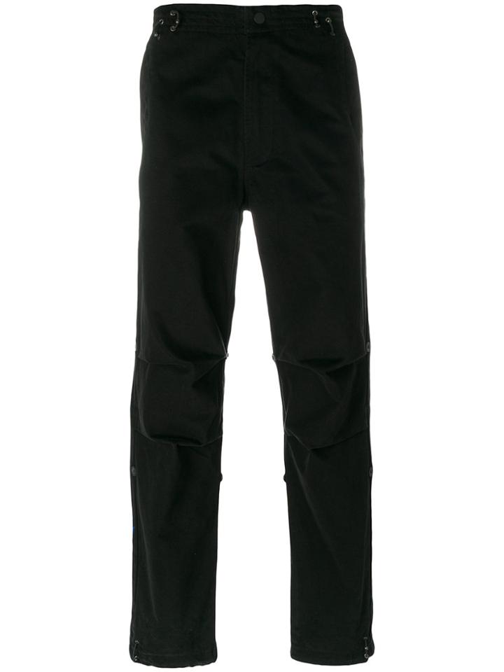 Maharishi Dragon Embroidered Trousers - Black