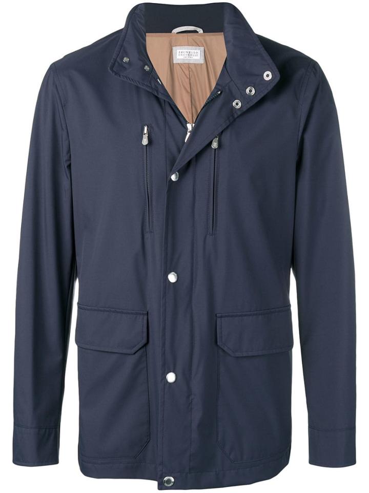 Brunello Cucinelli Shell Jacket - Blue