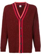 Paul Smith Speckled Knit Cardigan - Red
