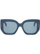 Fendi Eyewear Oversized Sunglasses - Blue