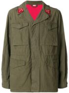 Gucci Coated Parka With Logo - Green