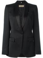 Burberry Dinner Blazer, Women's, Size: 14, Black, Wool/spandex/elastane/acetate/viscose