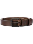 Troubadour - Slim Belt - Men - Calf Leather - 70, Brown, Calf Leather