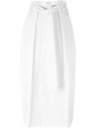 Damir Doma Tie Detail Skirt, Women's, Size: Medium, White, Cotton