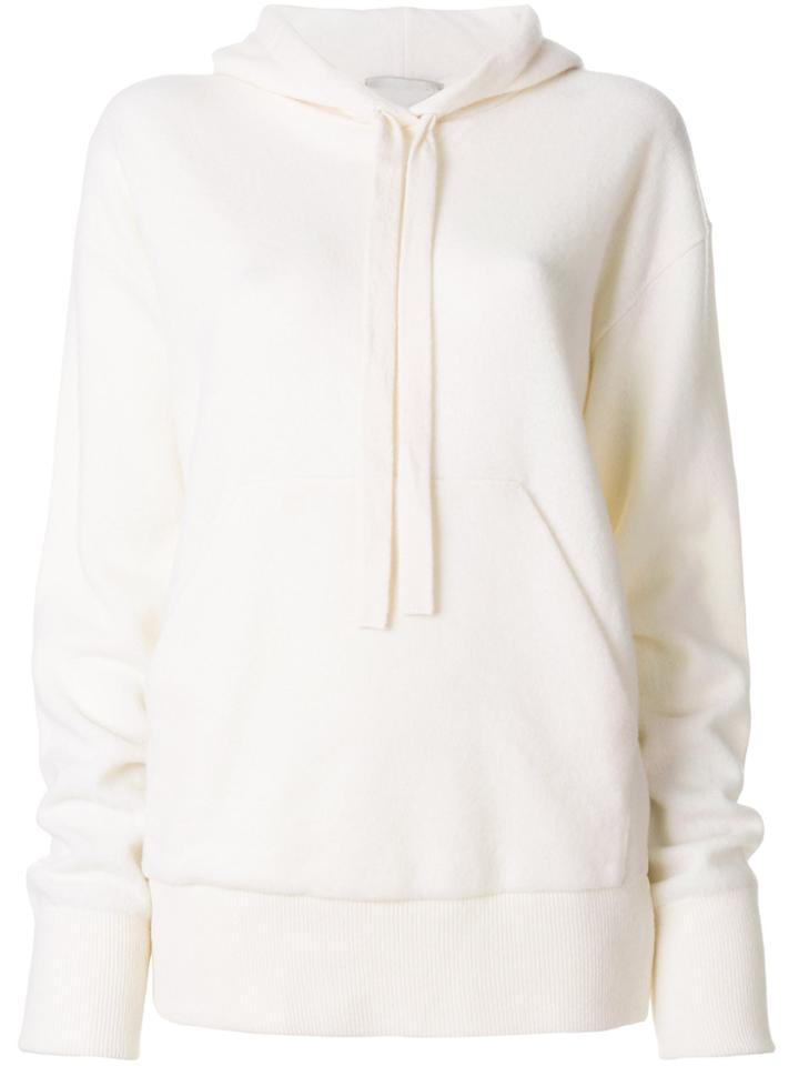 Laneus Loose Fit Hoodie - White