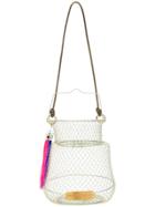 Catalina D'anglade Mesh Bucket Bag - Metallic