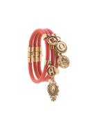 Chloé Gold-tone Embellished Bracelets - Yellow & Orange