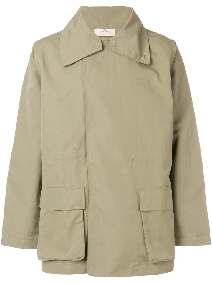The White Briefs Concealed Front Parka - Green
