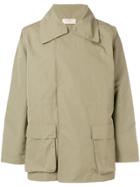The White Briefs Concealed Front Parka - Green