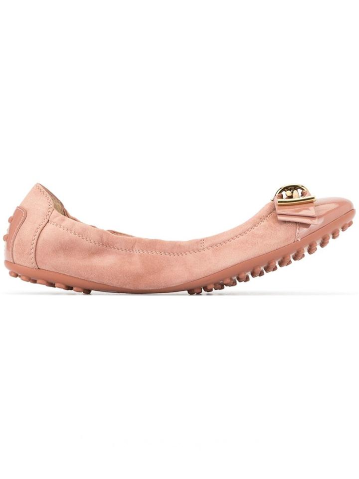Tod's Double-t Ballerina Shoes - Pink