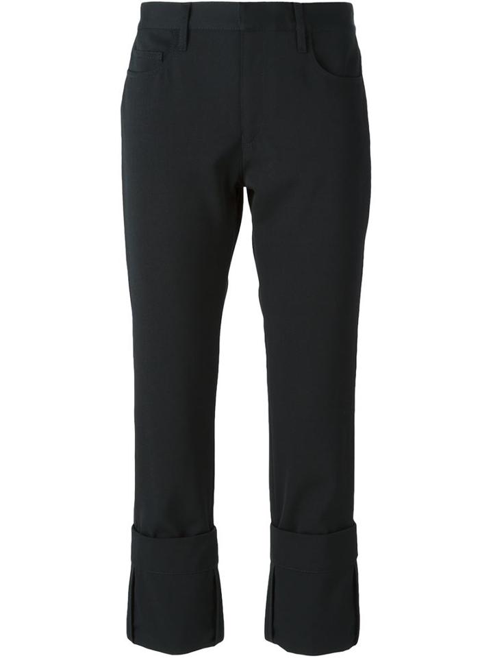 Maison Margiela Tuxedo Trousers, Women's, Size: 40, Black, Wool/silk