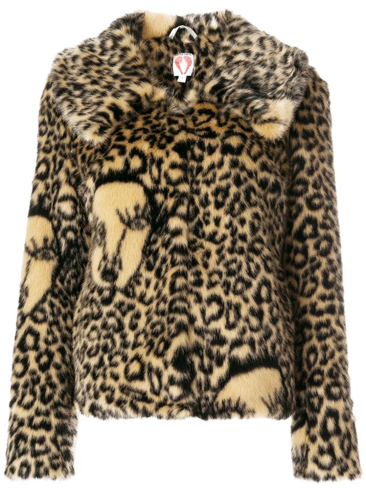 Shrimps Arlo Faux Fur Jacket - Brown